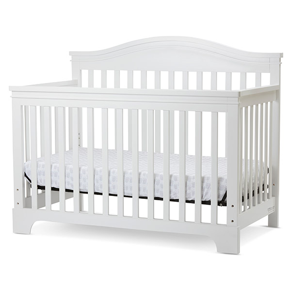 LA BABY Avalon 4 in 1 Convertible Crib